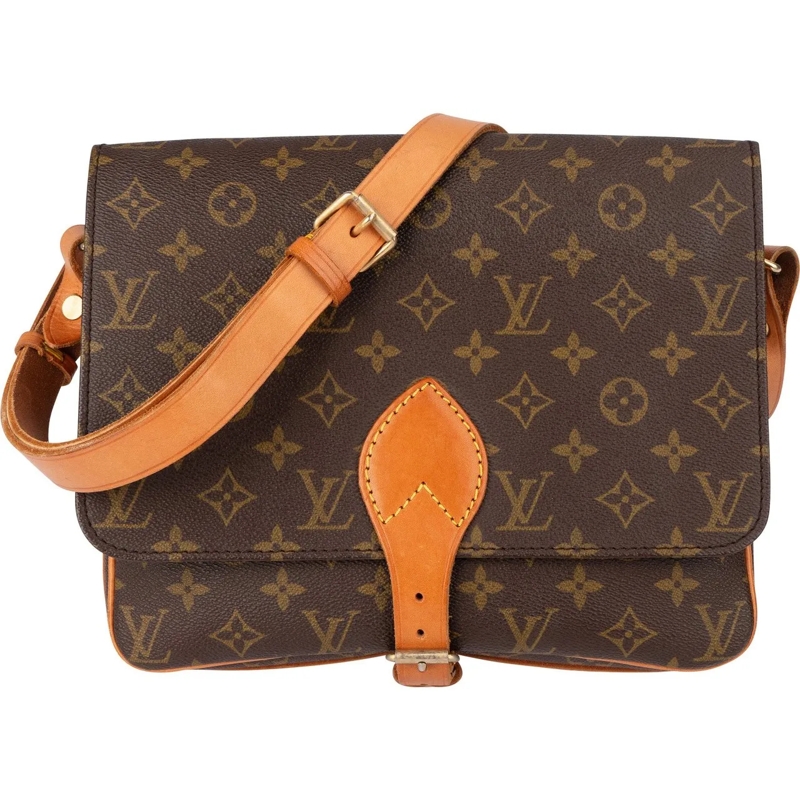 Louis Vuitton Tote Louis Vuitton Canvas Monogram Cartouchiere GM Cros braun