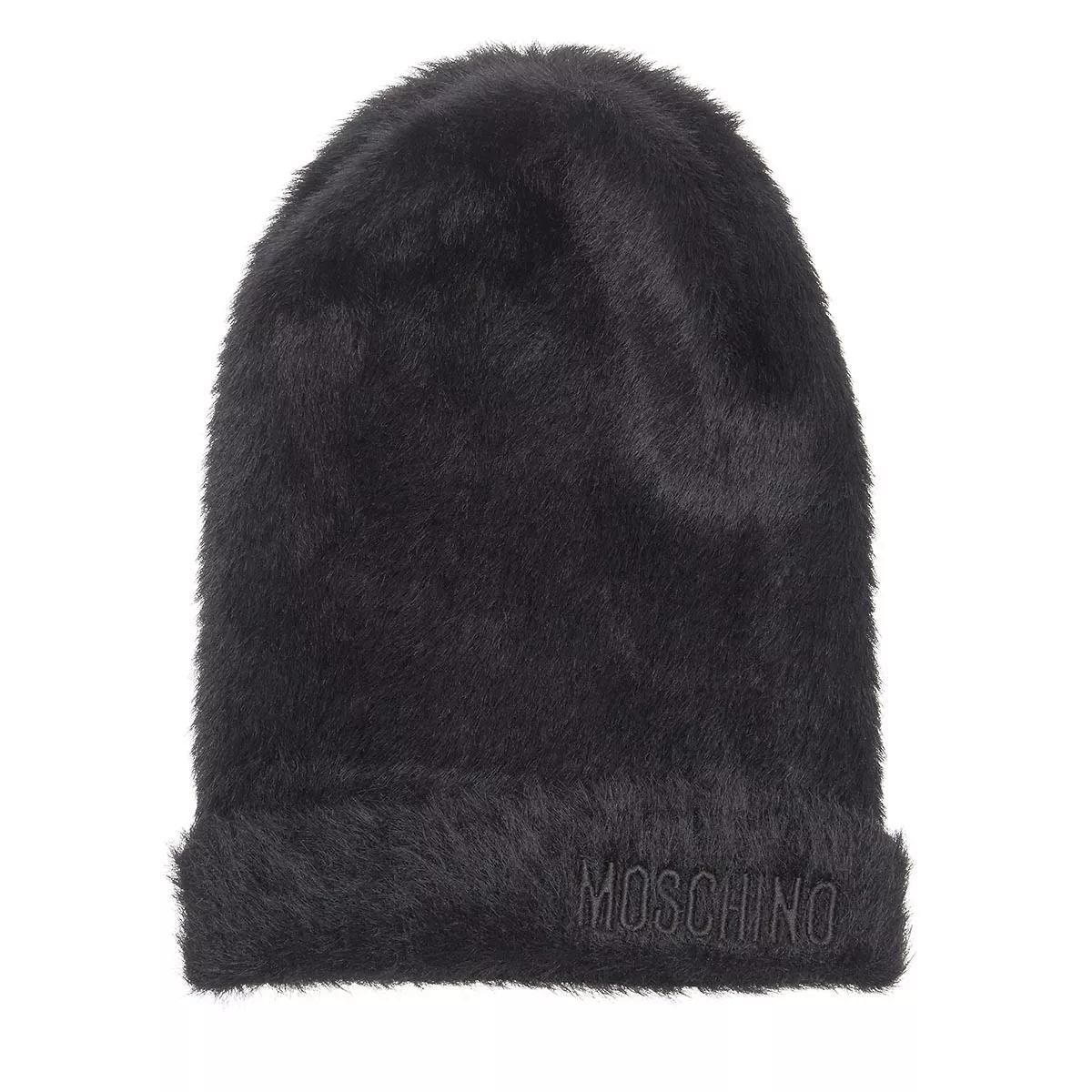 Moschino Mützen - Beanie - Gr. ONE - in Schwarz - für Damen