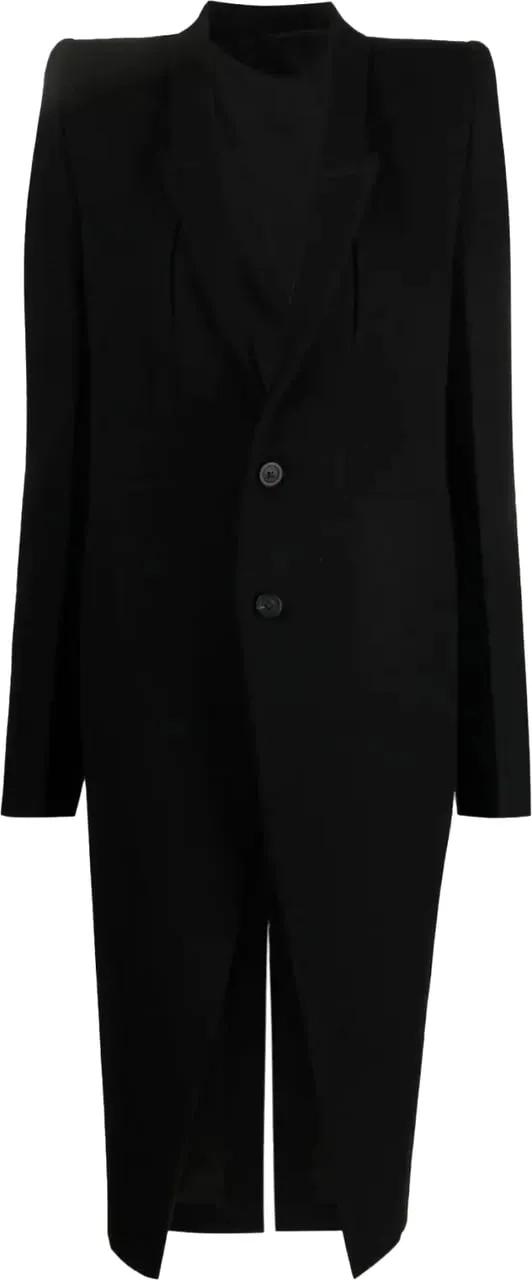 Thumbnail - Rick Owens - Fogpocket Coat Black - Größe 44 - black