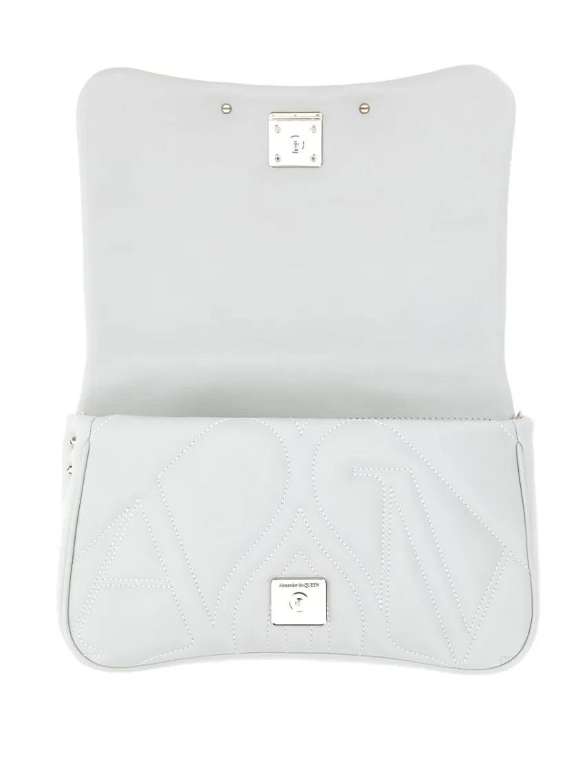 alexander mcqueen Hobo bags Shoulder Bag "Seal" in grijs