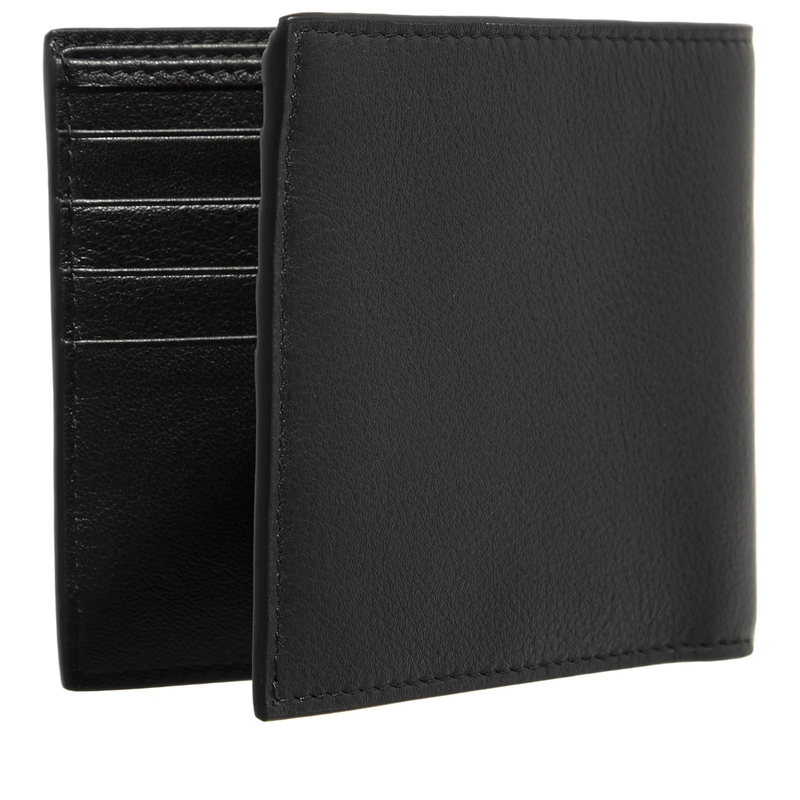 Prada Bi-Fold-Portemonnaie Geldbörse Leder Softgrain schwarz(Image 3)