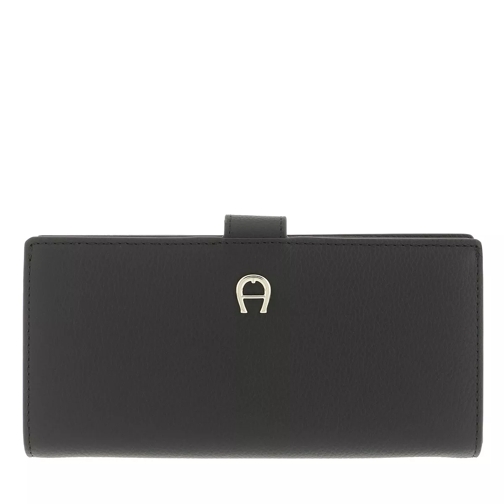 AIGNER Zita Black Continental Wallet-plånbok