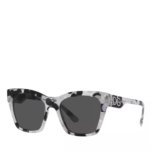 Dolce&Gabbana Sunglasses 0DG4384 Black/White Bubble Sunglasses
