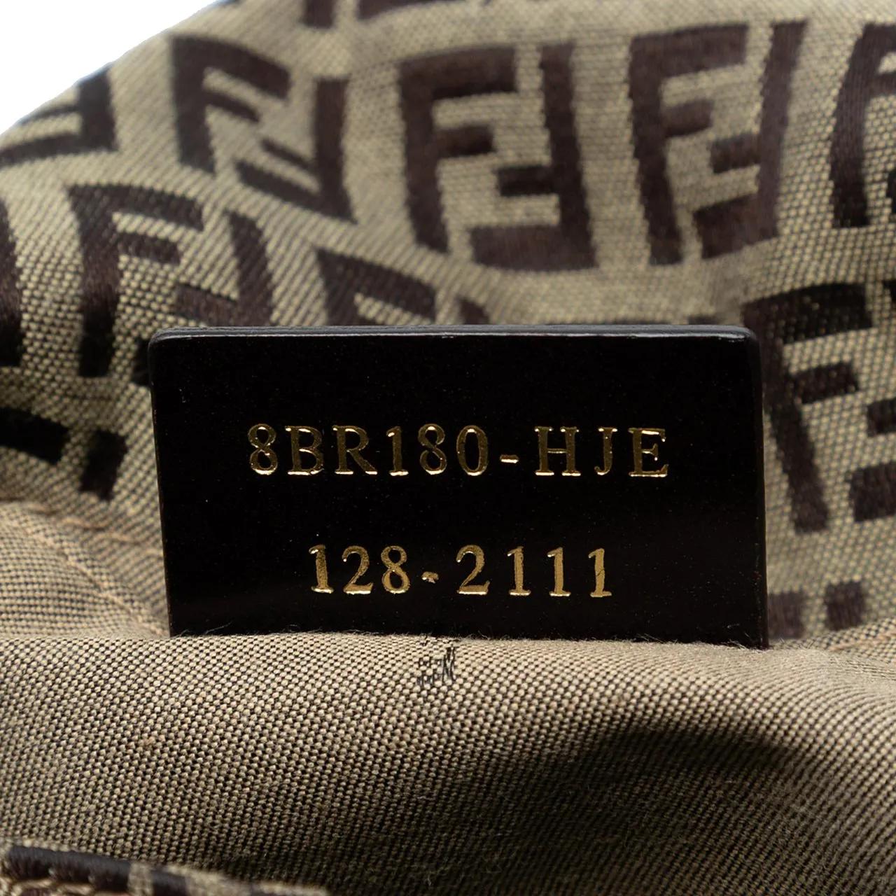 Thumbnail - Fendi Hobo Bags - Mini Zucchino Canvas Mamma Forever - Gr. unisize - in Braun - für Damen