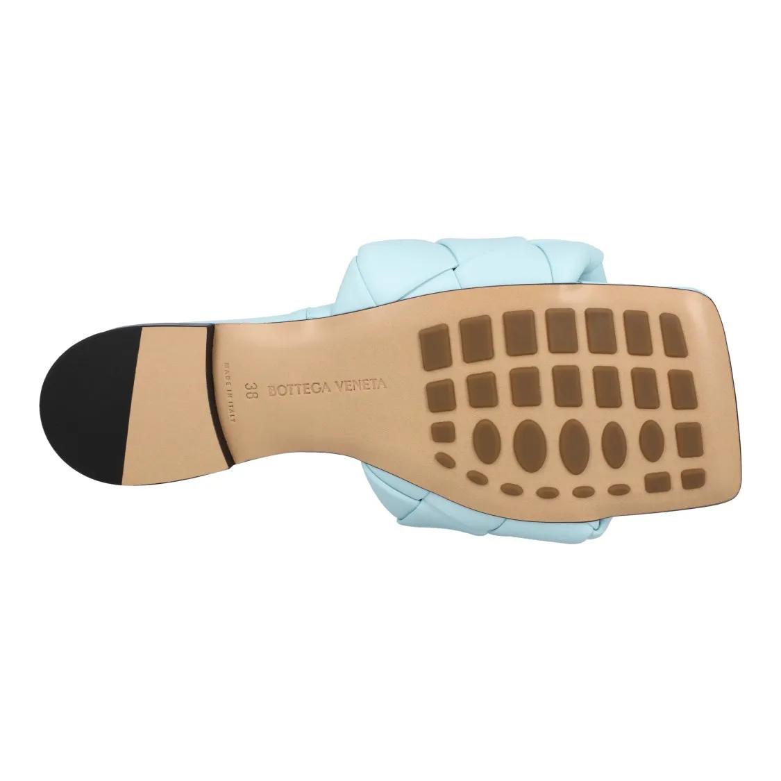 Thumbnail - Bottega Veneta Sandalen - Lido Flat Sandal - Gr. 36 (EU) - in Blau - für Damen