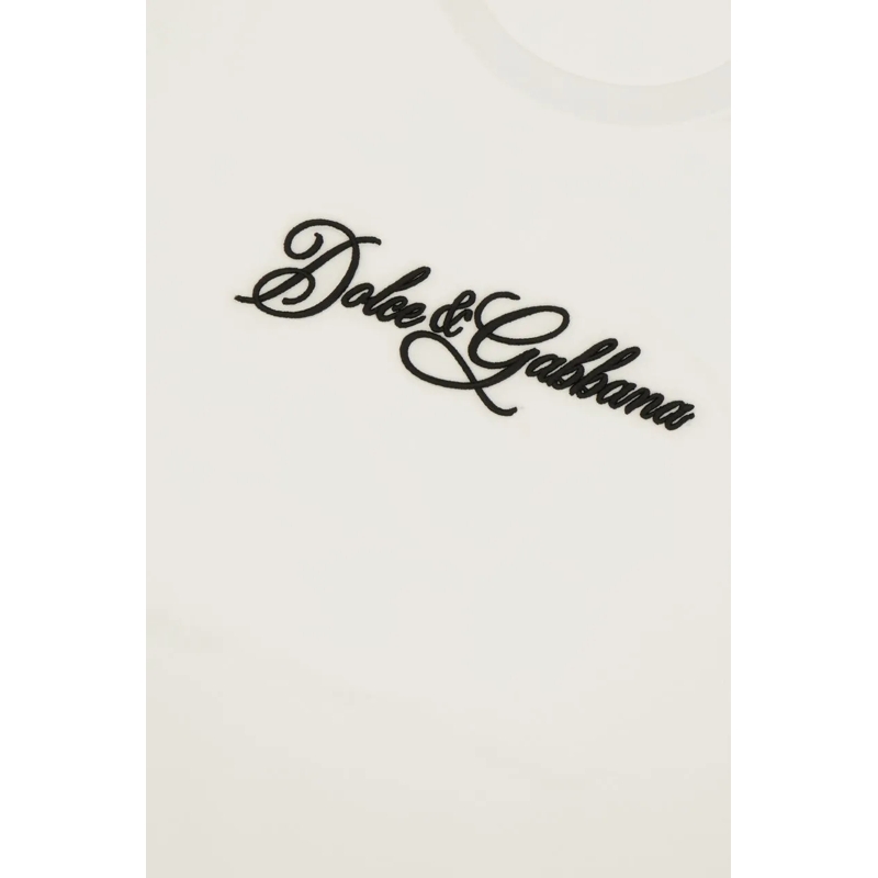 Dolce&Gabbana T-Shirt Dolce&gabbana White cotton t-shirt weiß(Image 3)