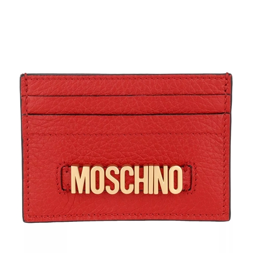 Moschino Card Holder Red Porta carte di credito