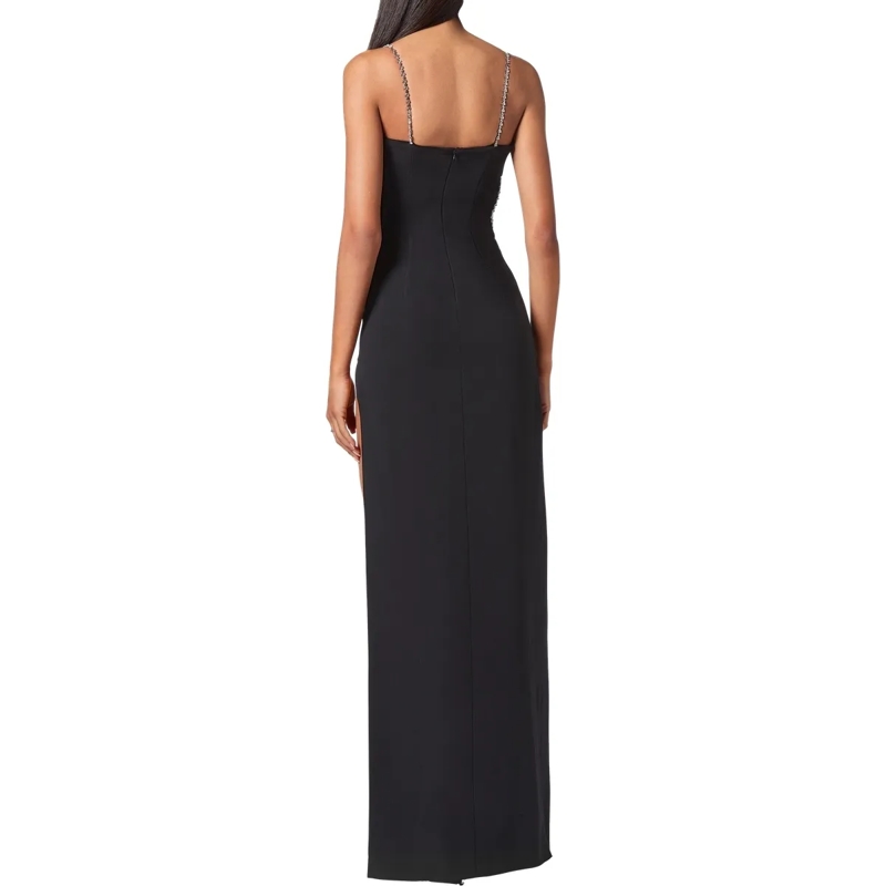 Philipp Plein Maxikleid Kleid Mit Schmucksteinen schwarz(Image 2)