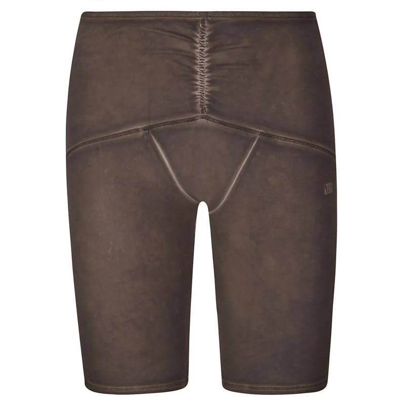 Knwls Short décontracté Low Waisted Over Dyed Jersey Shorts. Brown
