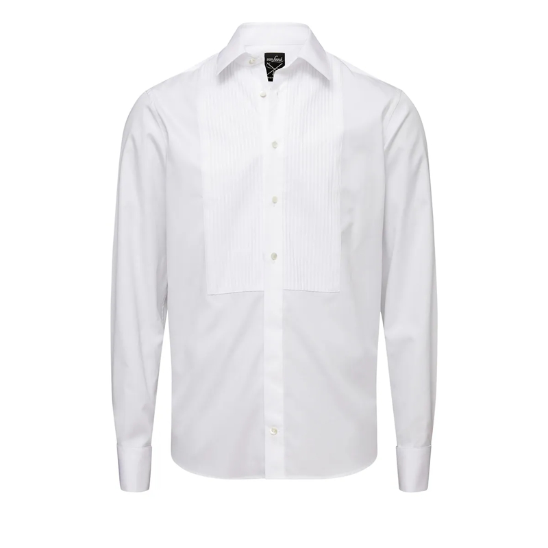 VAN LAACK Hemd Hemd Tailor Fit Streifen weiss