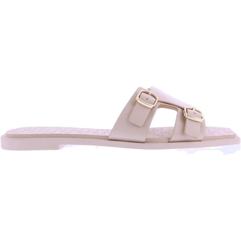 Santoni Slides Dames Santoni Slipper Sandal beige