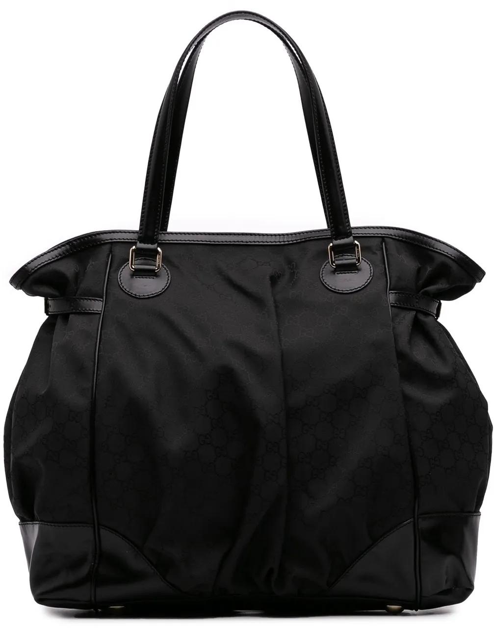 Gucci Shopper - GG Nylon Full Moon Tote - Gr. unisize - in Schwarz - für Damen