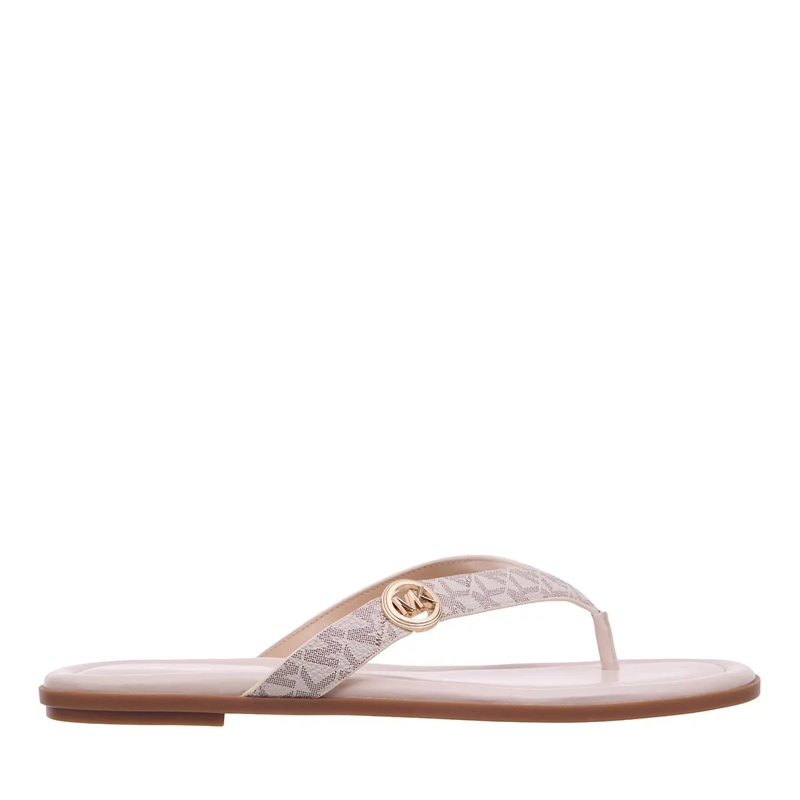 MICHAEL Michael Kors Flip Flops Erin Thong Sandal Vanilla