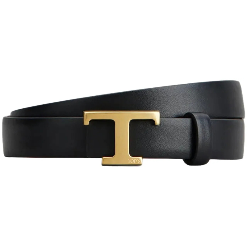 Tod's Ceinture Belts Nero Merlot schwarz
