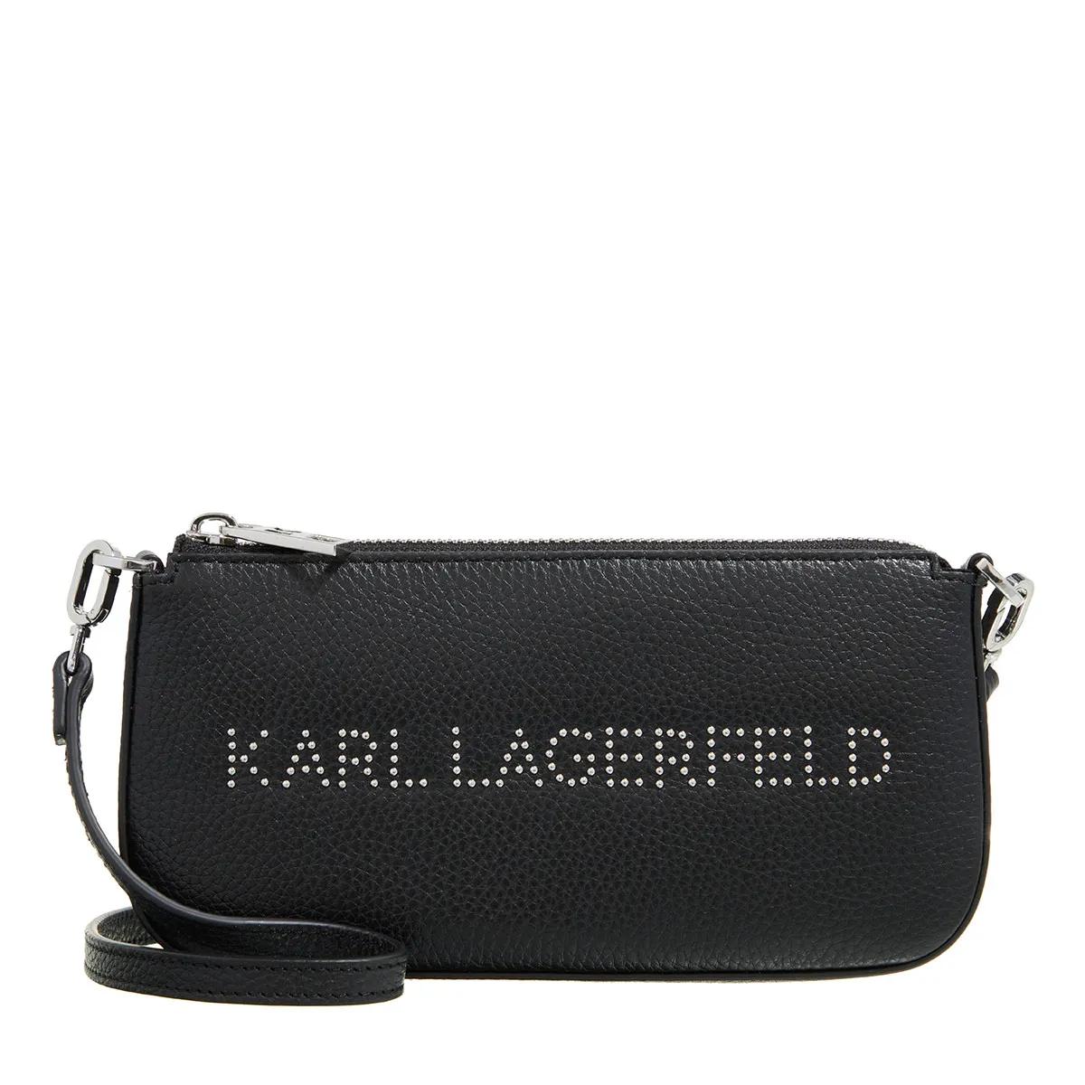 Neu Tolle Karl Lagerfeld Hand Umhänge Tasche schwarz factory NEU