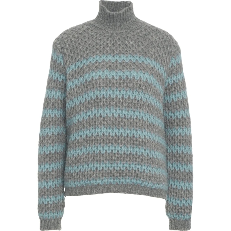 Roberto Collina  Alpaca Blend Knit Sweater grau