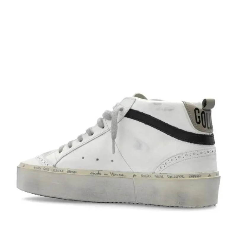 Golden Goose High-Top-Sneaker Mid Star High-Top Leather Sneakers White(Image 9)
