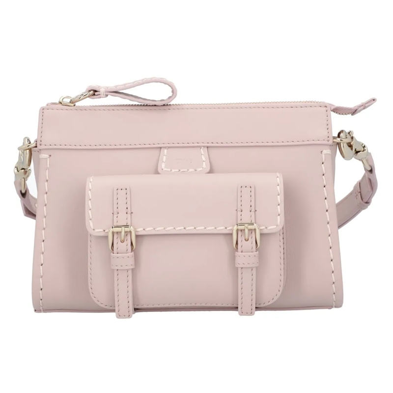 Chloé Schultertasche Edith Shoulder Bag Beige Pink