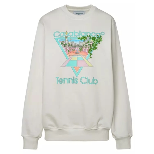 Casablanca Tennis Club Sweatshirt White 