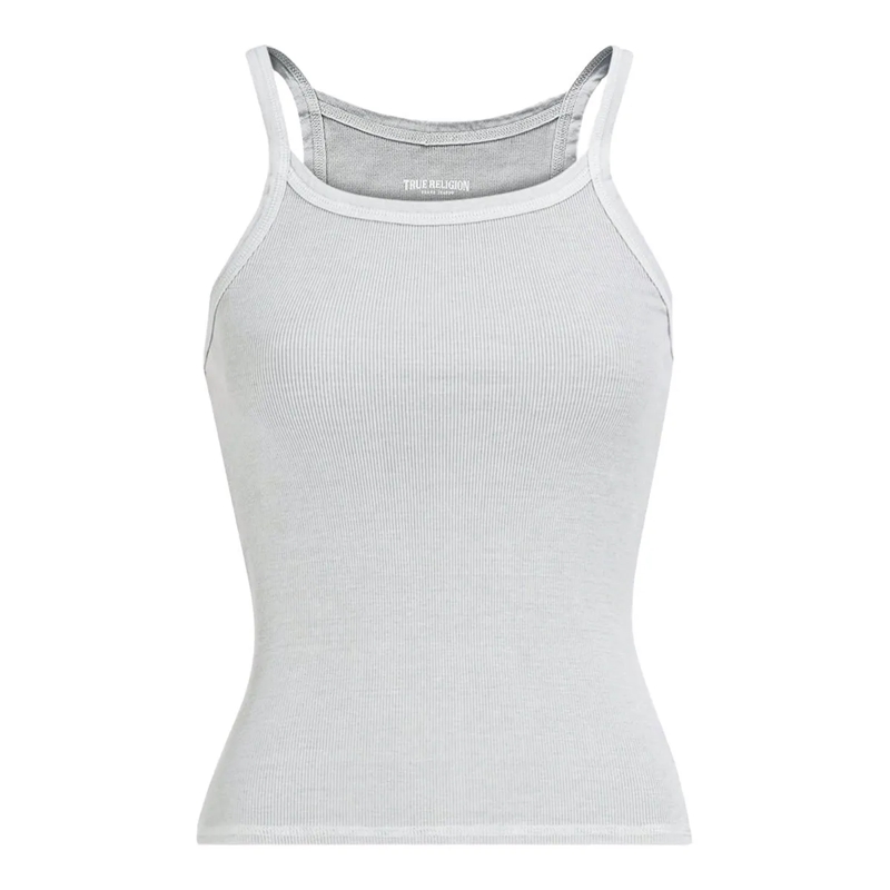 True Religion Top Top Cropped hell-grau