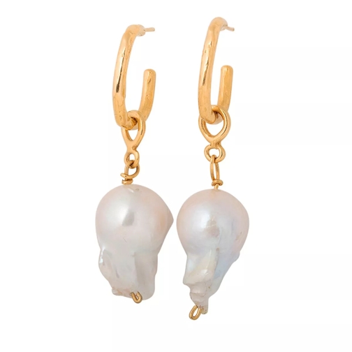 Released From Love Classic Detachable Earrings 002 Gold Vermeil Band