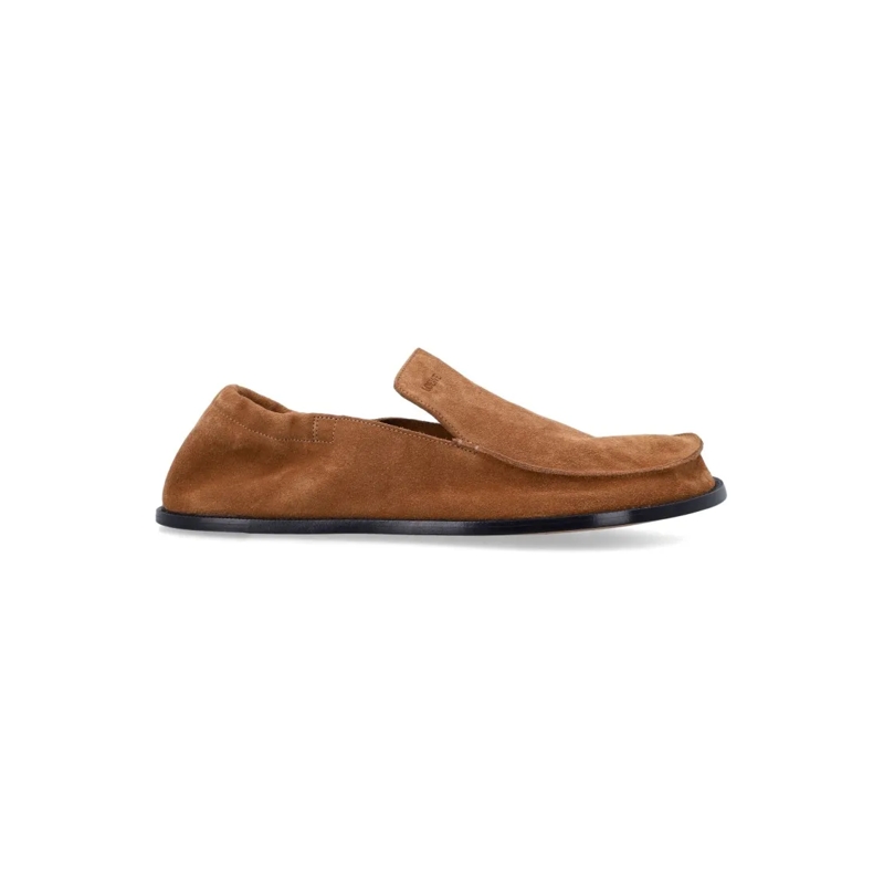 Loewe Loafer Flex Suede Loafer Brown