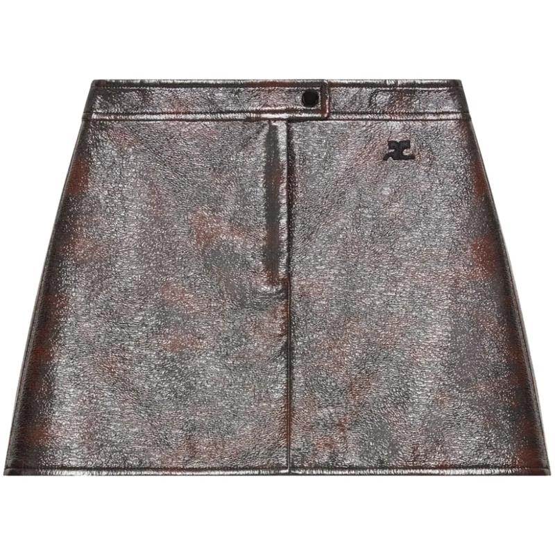 Courrèges Midirock Skirts Havanatortoise mehrfarbig