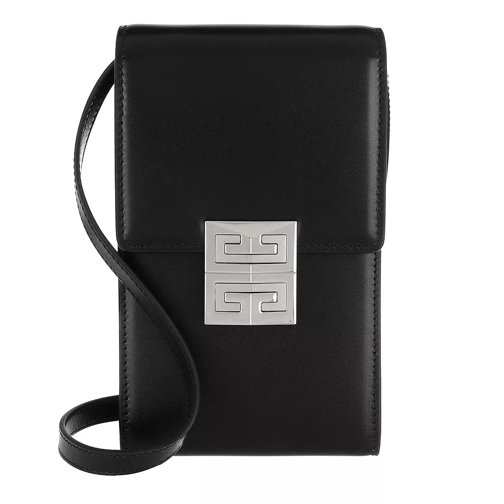 Givenchy Mini 4G Vertikal Crossbody Bag Leather Black Minitasche