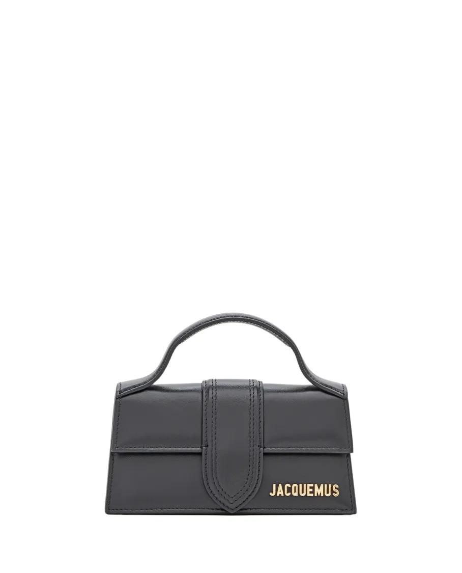 Jacquemus Crossbody Bags - Le Bambino Leather Top Handle Bag - Gr. unisize - in Schwarz - für Damen