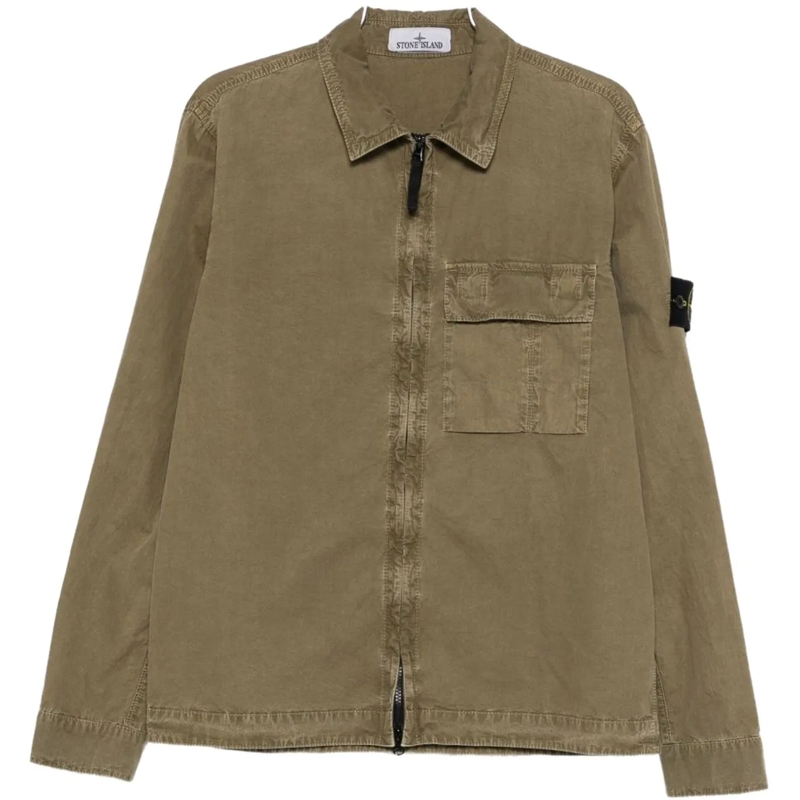 Stone Island Legeres Oberteil Shirts Green grün