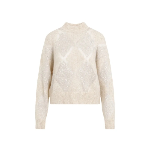 Brunello Cucinelli Pullover Rombi Sweater Pullover Neutrals