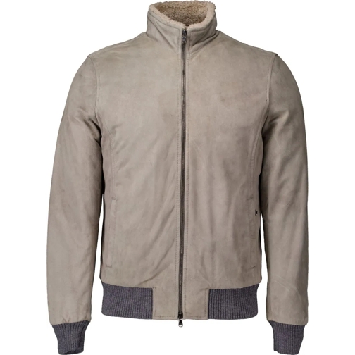 Barba Napoli Daunenjacken Barba Napoli Wolf Jackets Lichtgrijs 43702 grau