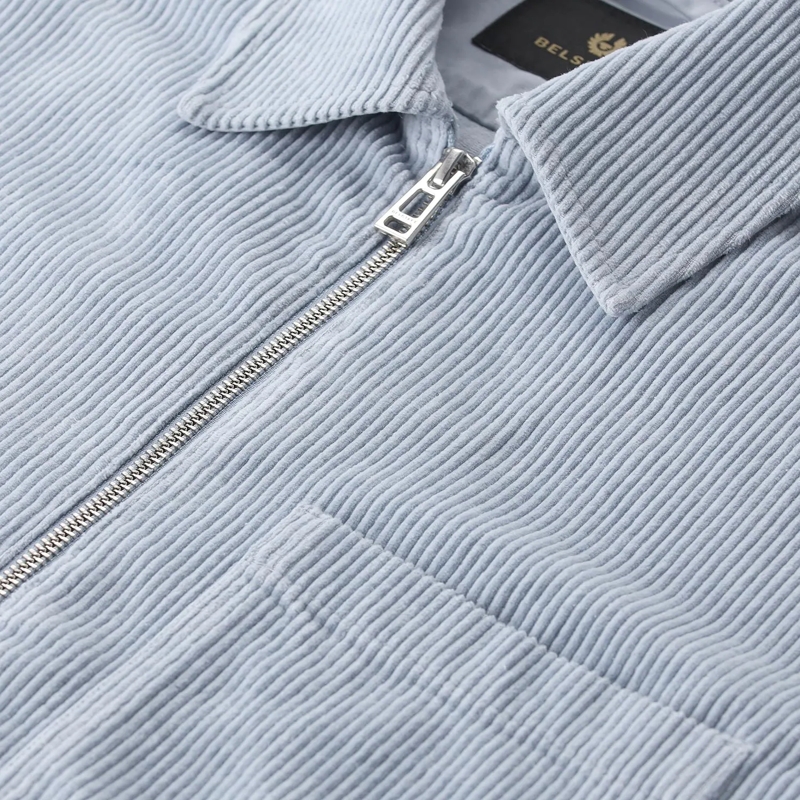 Belstaff Hemdjacke Overshirt aus Cord blau(Image 3)