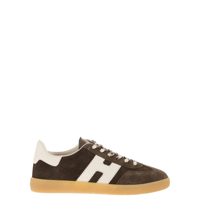 Hogan Lage-top sneaker Retro-Inspired Suede Trainers With Memory Foam Com Brown