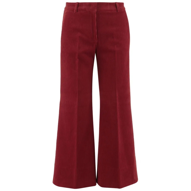QL2 Quelledue  Stretch Cotton Melody Pants Red