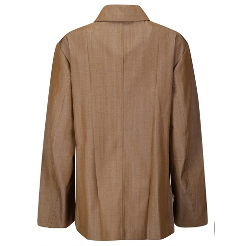 Setchu Übergangsjacke Wool Jacket With Pockets Brown (Image 2)