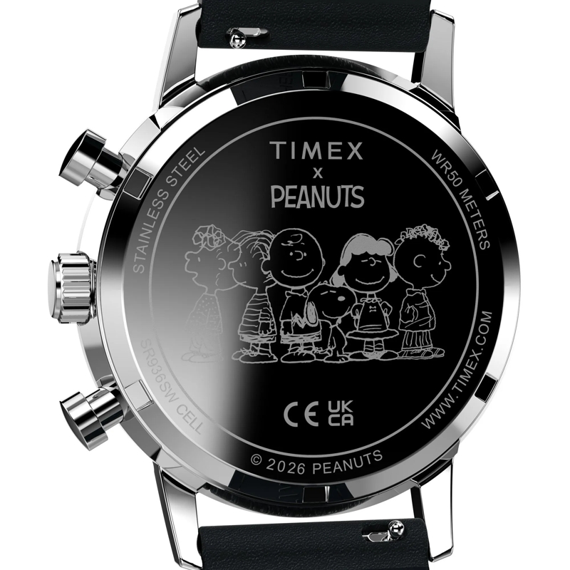 Timex Quarzuhr Quarz-Analoguhr Timex X Peanuts Marlin® Joe Cool schwarz(Image 4)