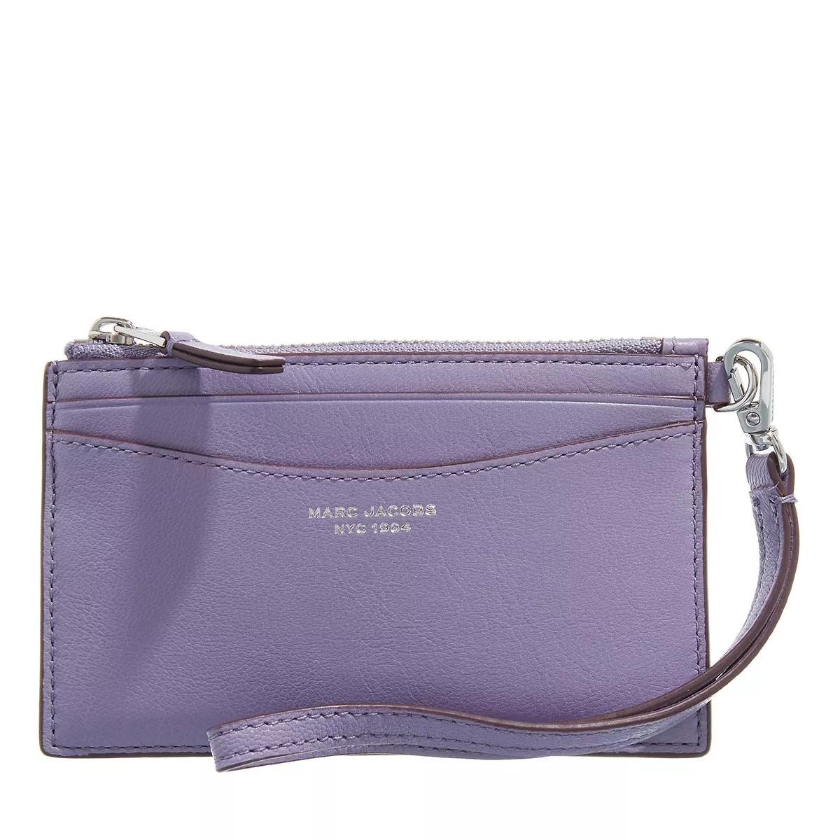 Marc Jacobs Portemonnaie - The Slim Top Zip Wallet - Gr. unisize - in Violett - für Damen