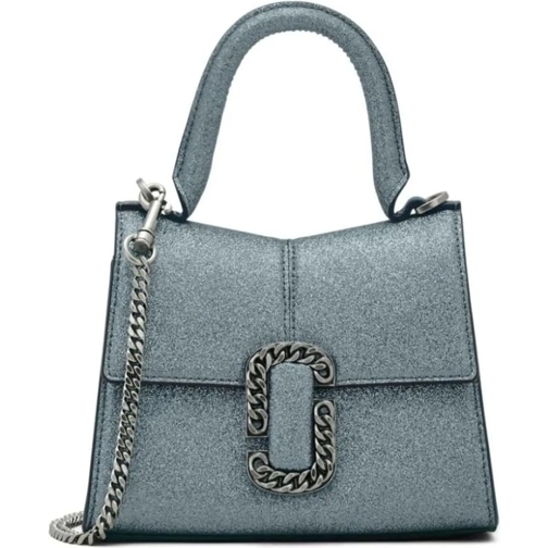 Marc Jacobs Fourre-tout The Galactic Glitter St Marc Top Handle Bag silber