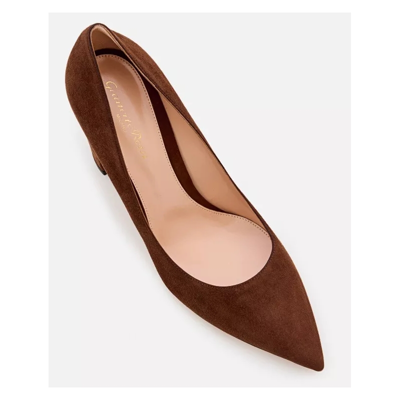 Gianvito Rossi Pumps 85Mm Suede Piper Pump Brown(Image 14)