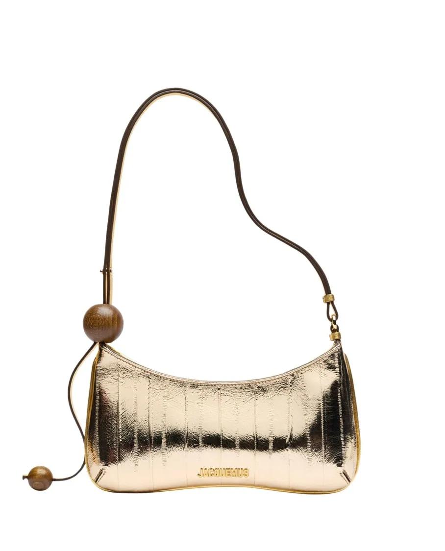 Jacquemus Shopper - Le Bisou Perle Leather Shoulder Bag - für Damen