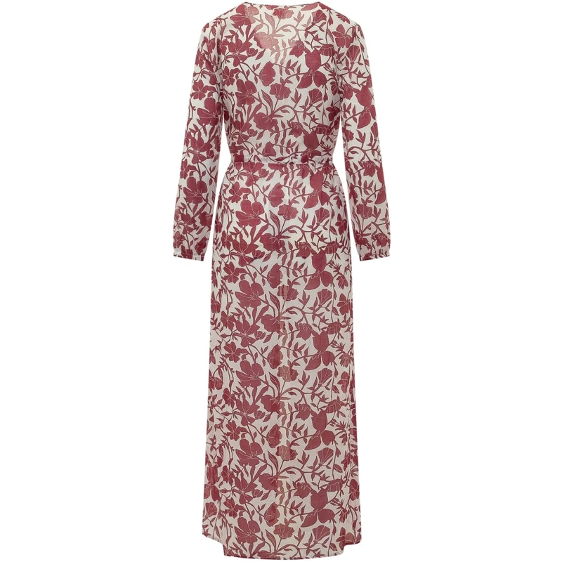 SUNDEK Maxikleid Abito Lungo con Stampa Floreale weiß(Image 2)