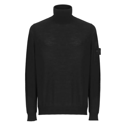 Stone Island Pullover Ghost Sweater Black