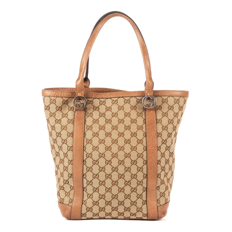 Gucci Crossbody Bag Miss GG Vertical Tote beige