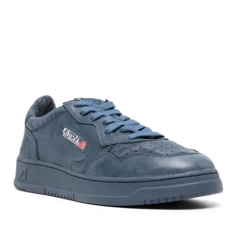 Autry International Low-Top Sneaker - Medalist Low-Top Sneakers - Gr. 42 (EU) - in Blau - für Damen