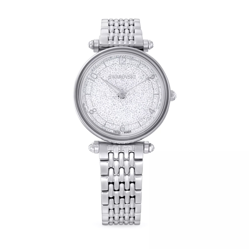Swarovski Crystalline Wonder watch, Swiss Made,  Metal bracelet, Silver tone Quartz Watch