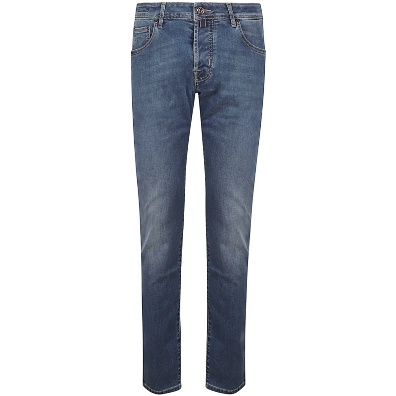 Jacob Cohen Slim-Fit-Jeans 5 Pockets Super Slim Fit Nick Slim Jeans Blue blau