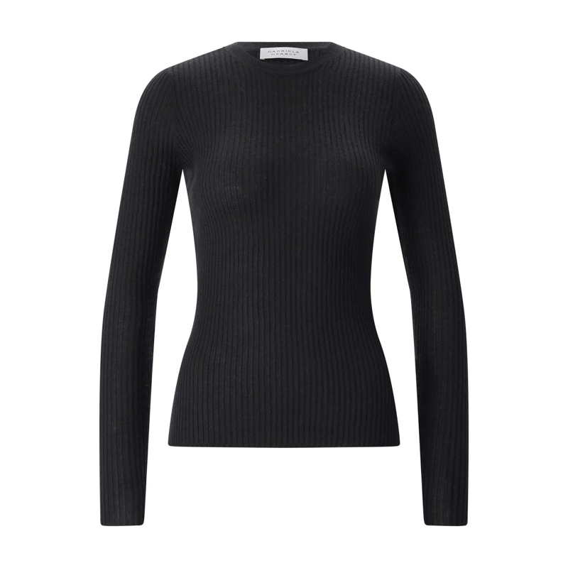 Gabriela Hearst T-Shirt Pullover aus Kaschmir & Seide Schwarz