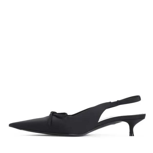 Balenciaga Pumps & High Heels - Knf Bow Black Polyamide Pumps - Gr. 36 (EU) - in Schwarz - für Damen