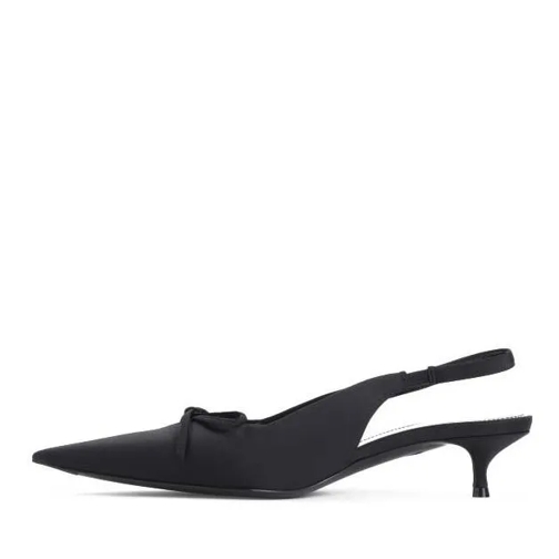 Balenciaga Pump Knf Bow Black Polyamide Pumps Black